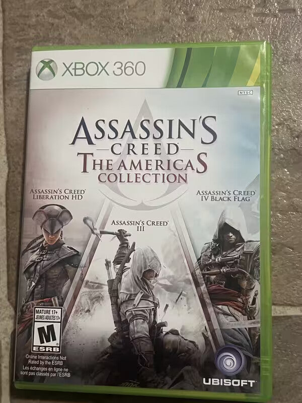 Assassins Creed: The Americas Collection (Microsoft Xbox 360, 2014) CIB COMPLETE