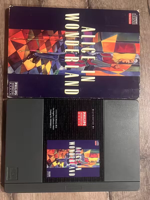 Alice In Wonderland (Phillips CD-i CDI, 1992) CIB LONG BOX