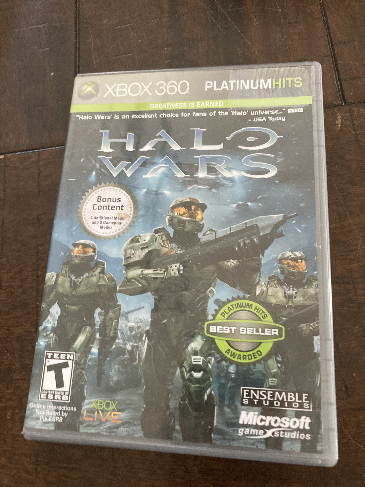 Halo Wars: Platinum Hits (Microsoft Xbox 360, 2009) CIB COMPLETE