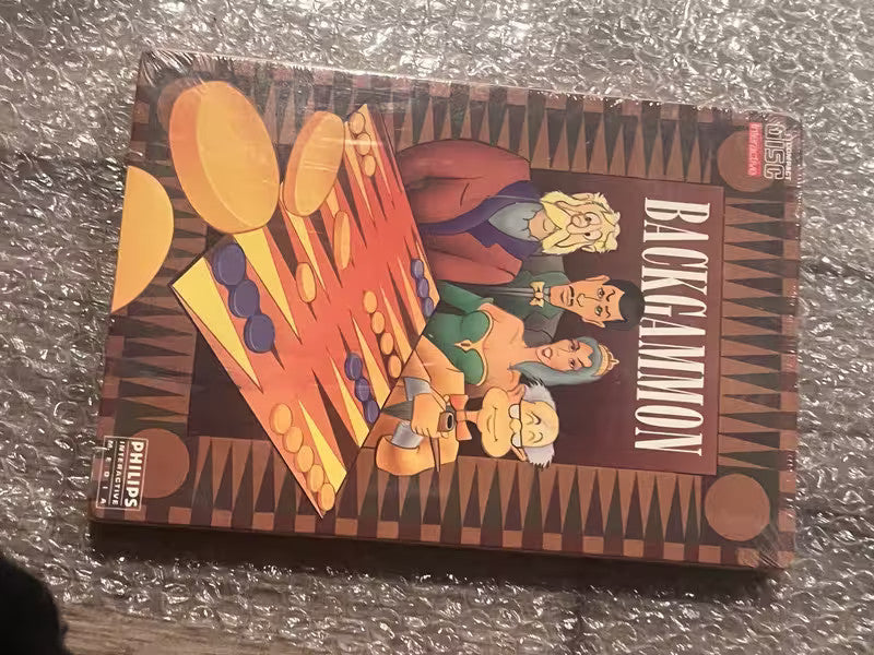 Backgammon (Phillips CD-i CDI, 1991) BRAND NEW SEALED LONGBOX