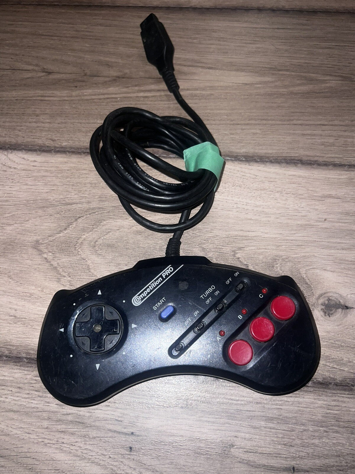 Sega Genesis Competition Pro Controller #8004 By Happs Controls
