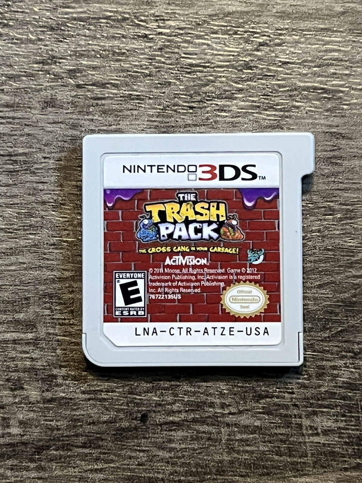 Trash Pack (Nintendo 3DS, 2012) CART ONLY