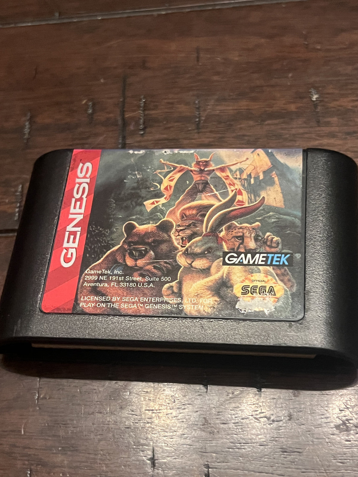 Brutal Paws of Fury (Sega Genesis, 1994) CART ONLY
