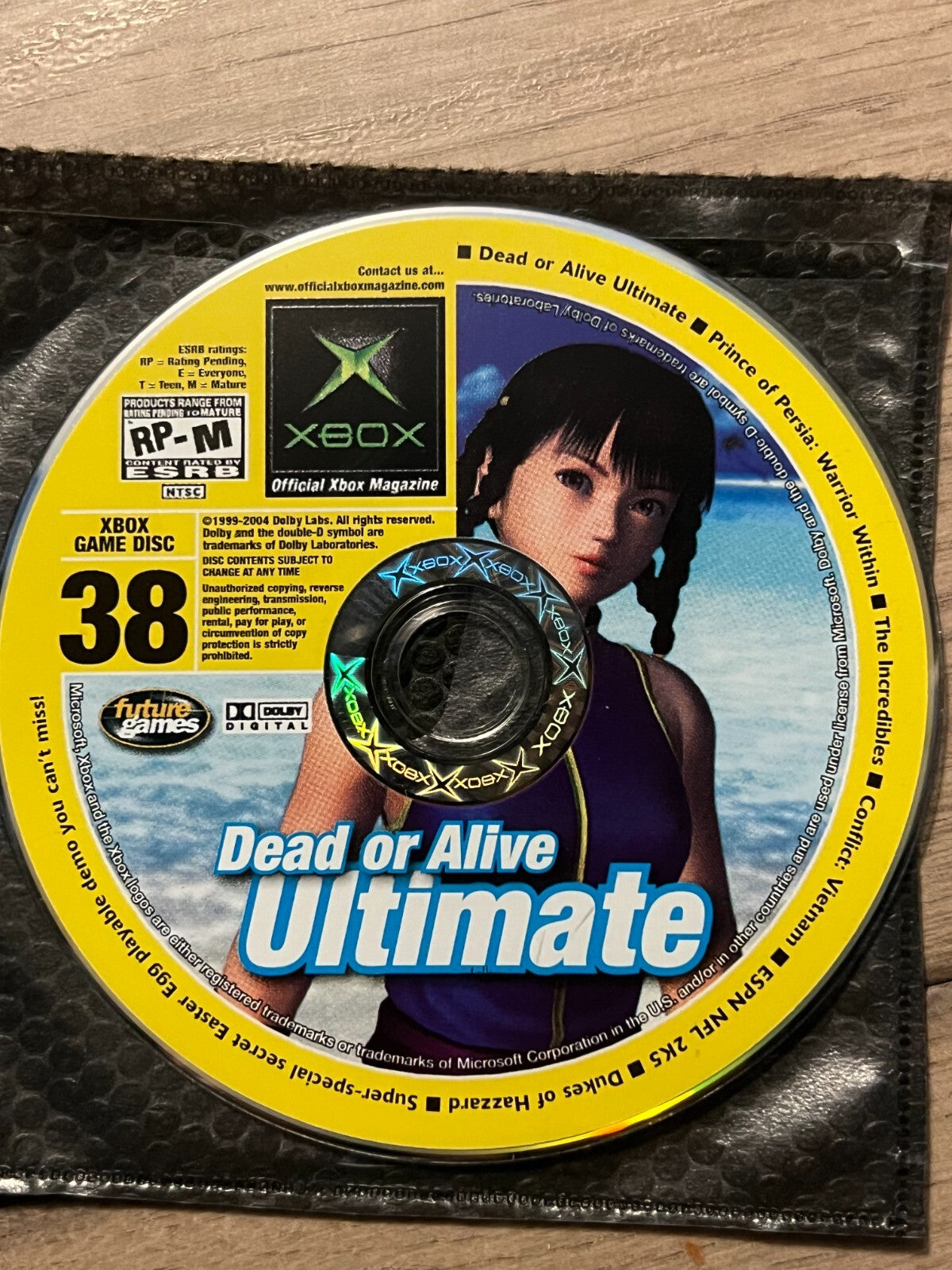 Official Xbox Magazine Demo Disc 38 (Microsoft Xbox, 2004) DISC ONLY