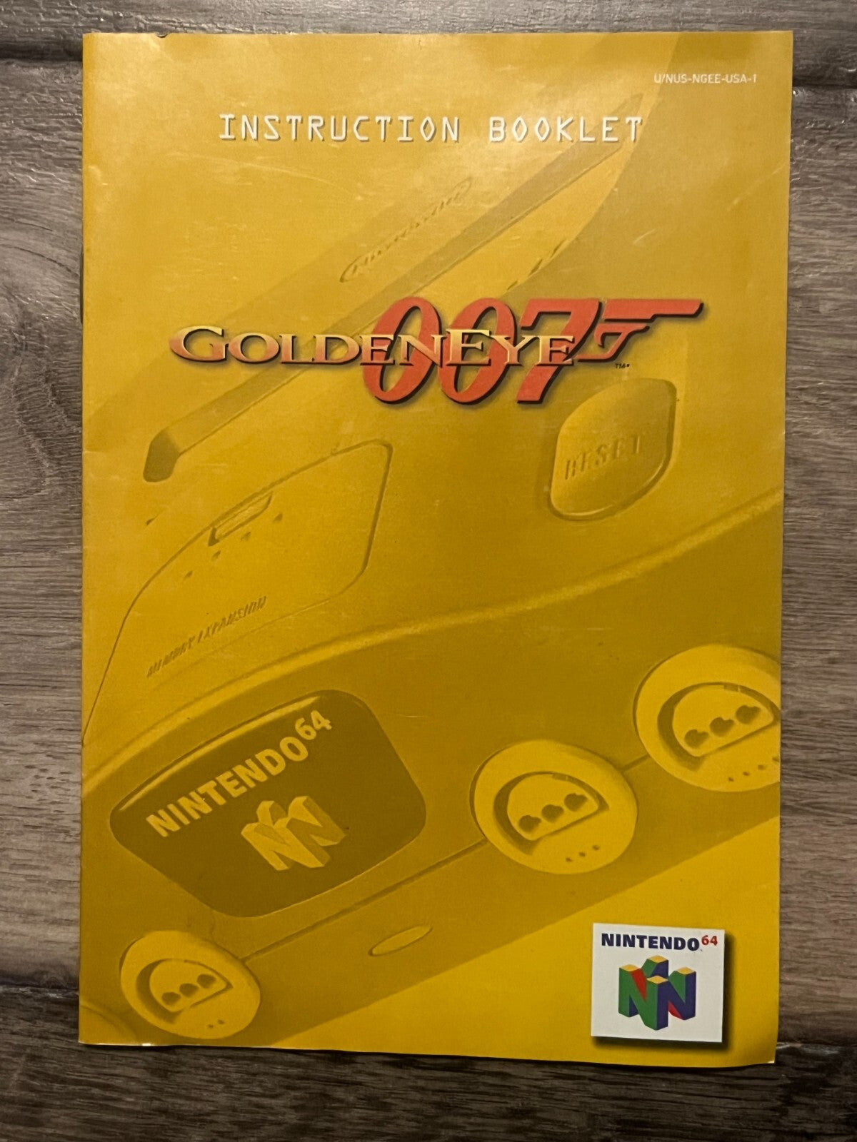 GoldenEye 007 (Nintendo 64, 1997) MANUAL ONLY