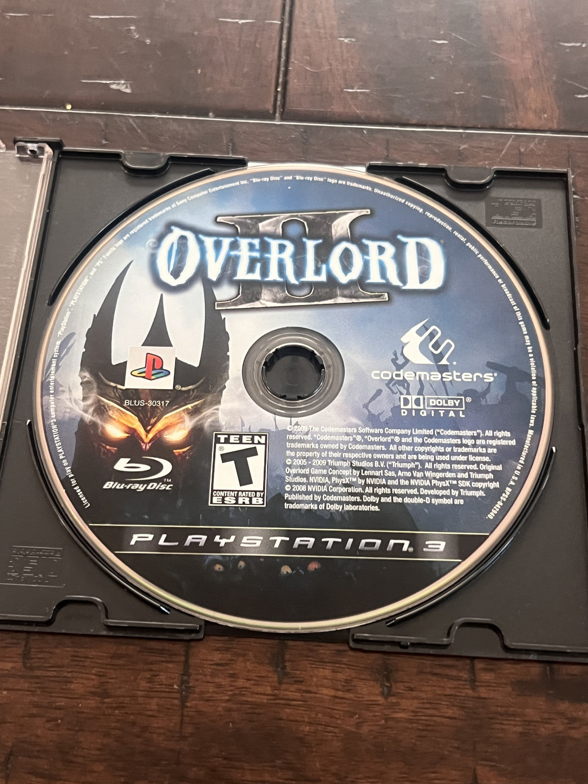 Overlord II (Sony Playstation 3 PS3, 2009) DISC ONLY