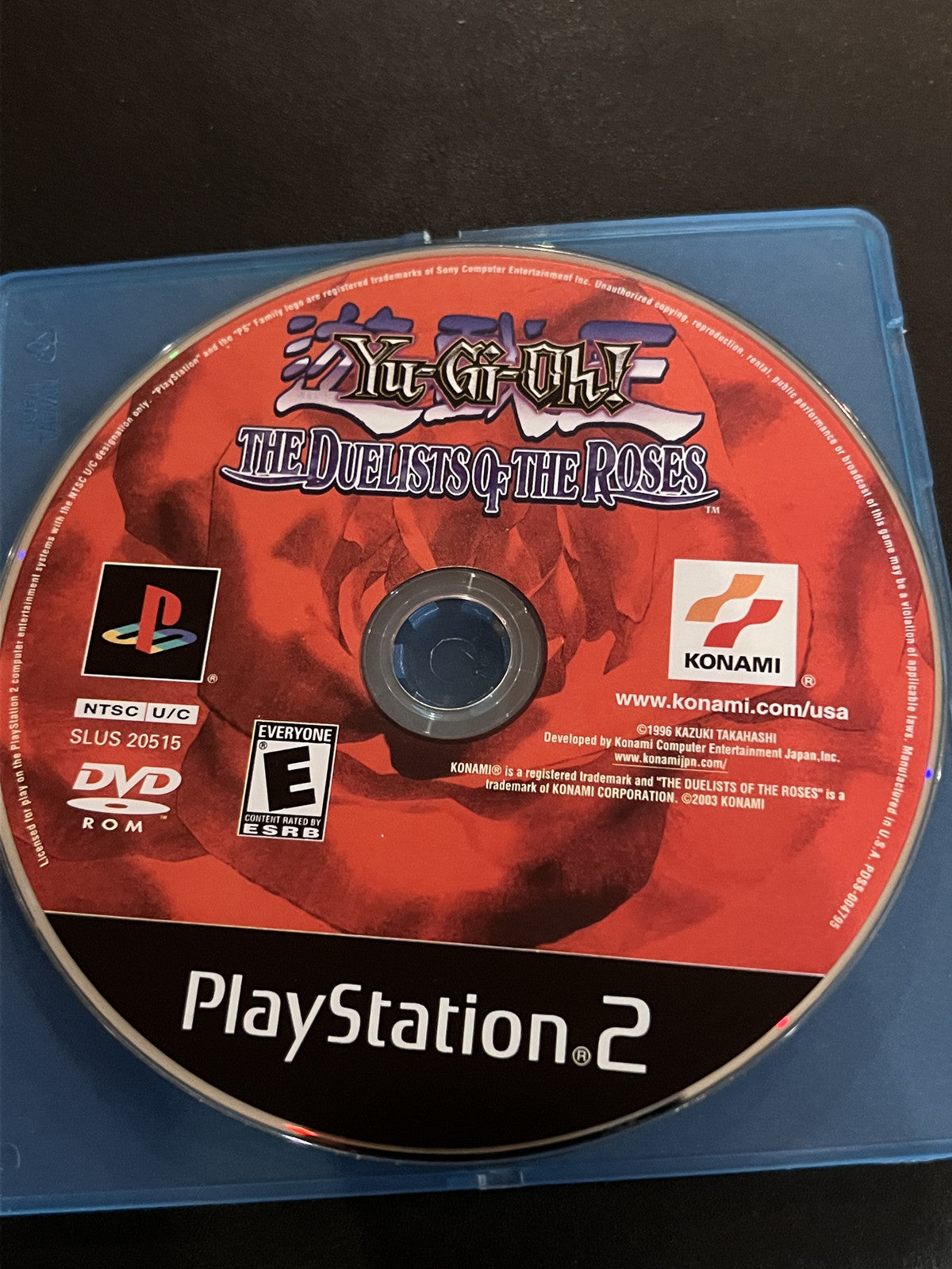 Yu-Gi-Oh Duelists of the Roses (Sony Playstation 2 PS2, 2003) DISC ONLY