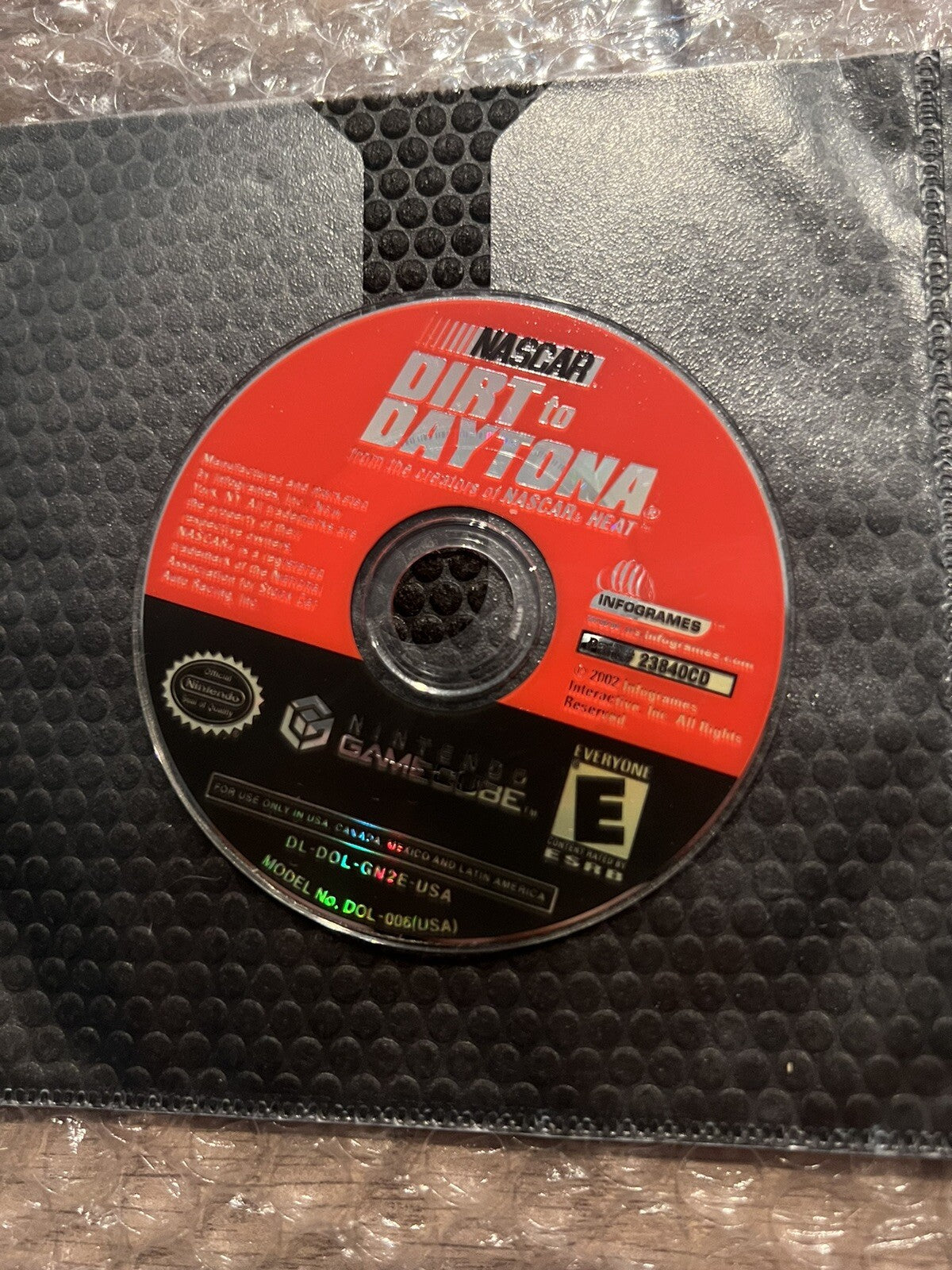 NASCAR: Dirt to Daytona (Nintendo GameCube, 2002) DISC ONLY