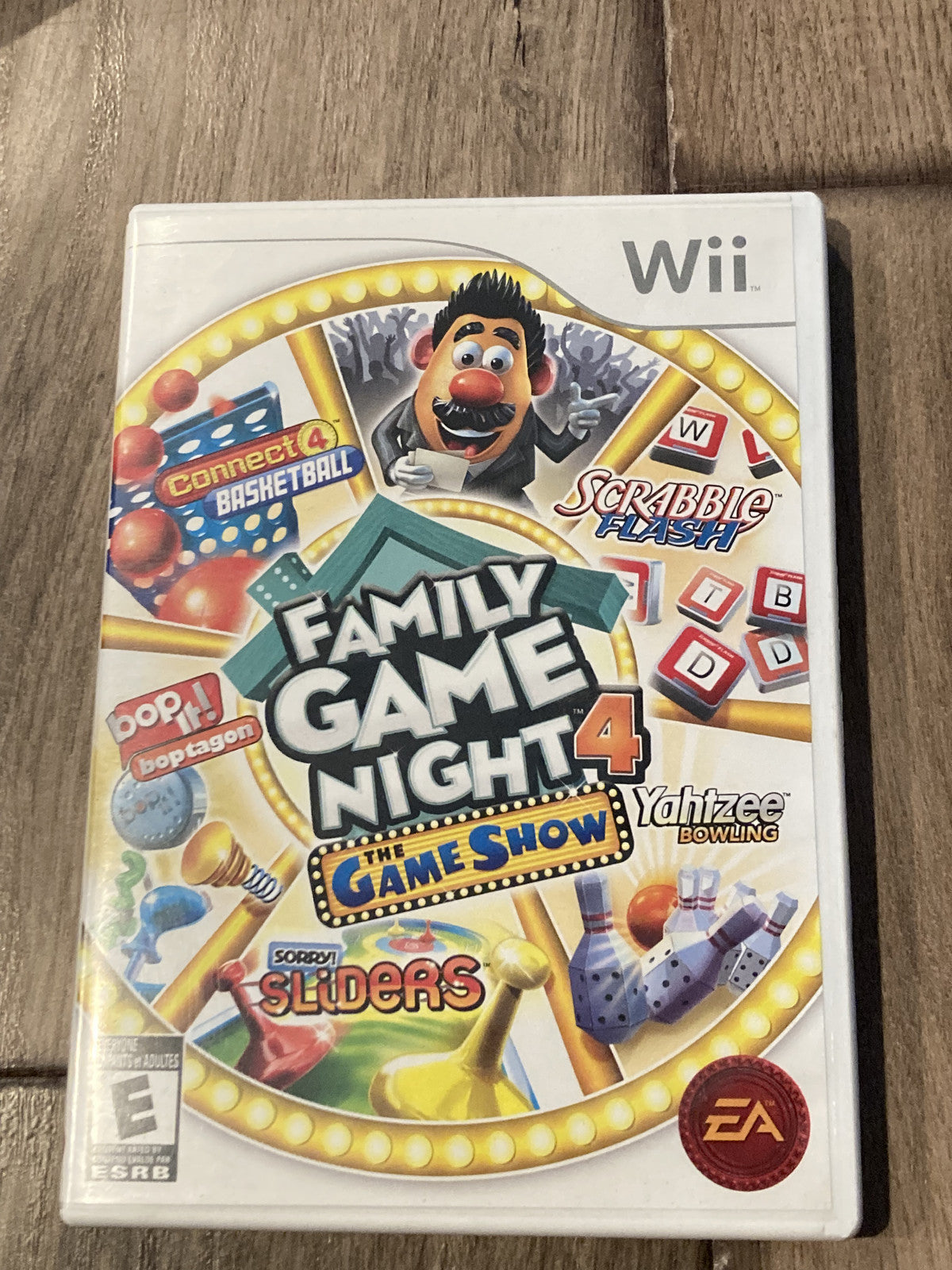 Hasbro Family Game Night 4: The Game Show (Nintendo Wii, 2011) CIB COMPLETE