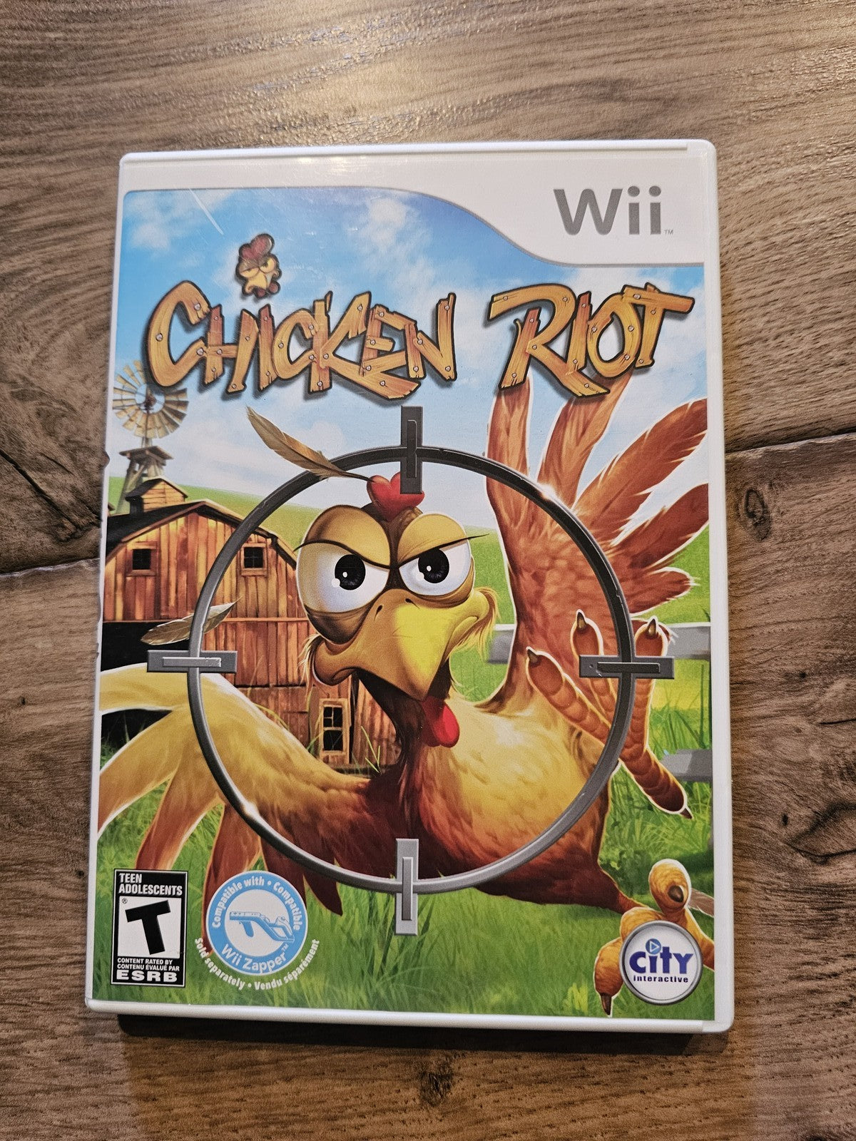Chicken Riot (Wii, 2010) CIB COMPLETE