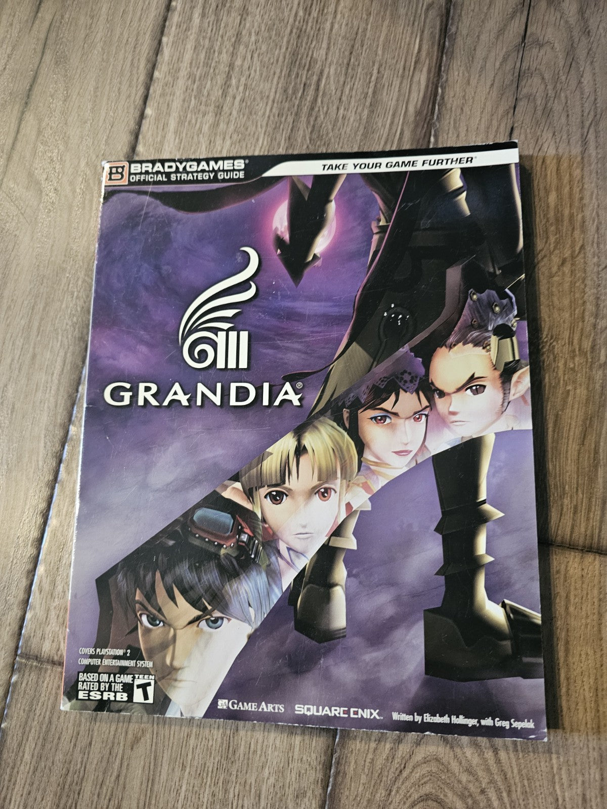Grandia III Official Strategy Guide Game Book Brady Games Square Enix PS2