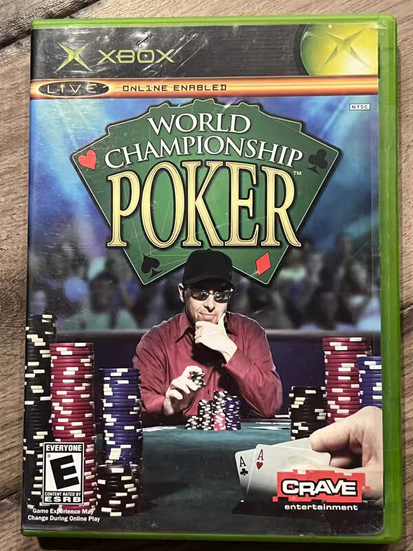World Championship Poker (Microsoft Xbox, 2004) NEW NO SEAL WITH STICKER