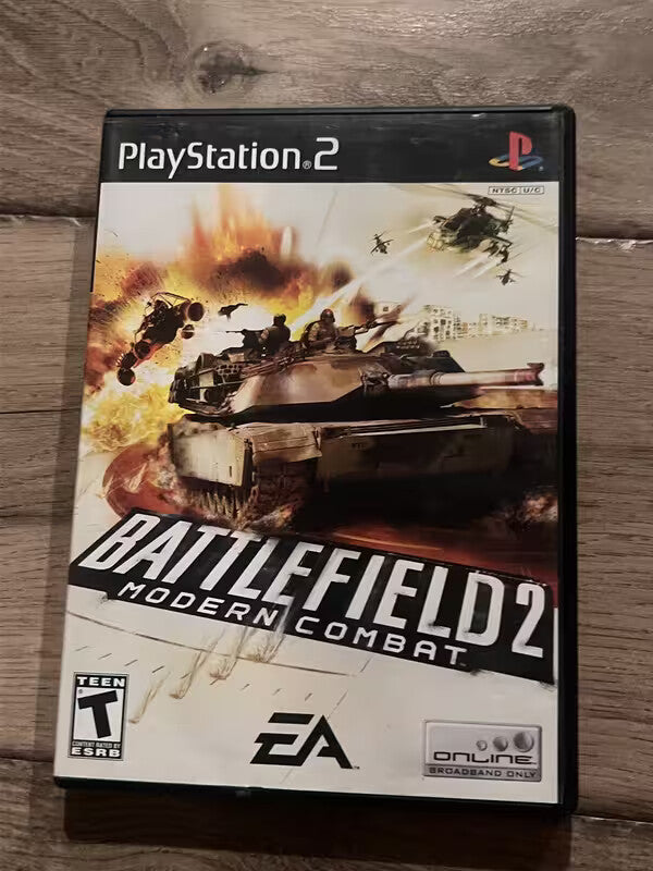 Battlefield 2 Modern Combat (Sony Playstation 2, 2005) NO MANUAL