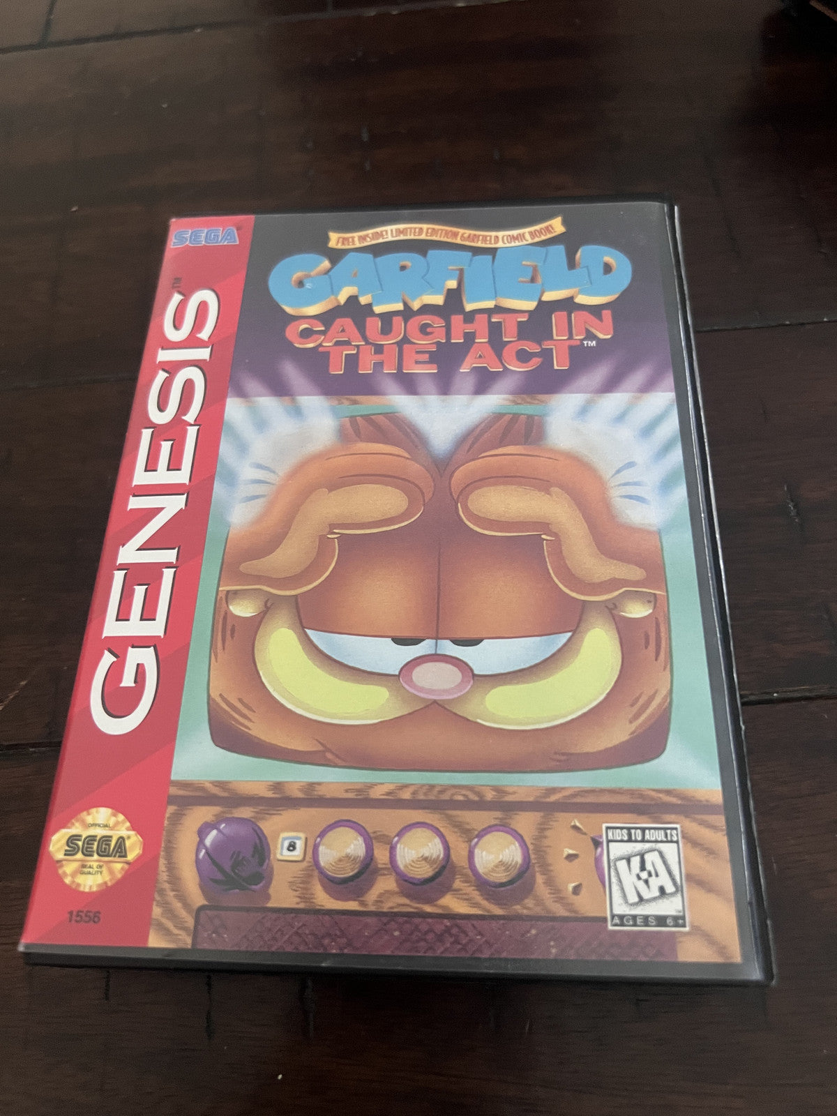 Garfield Caught in the Act (Sega Genesis, 1995) NO MANUAL