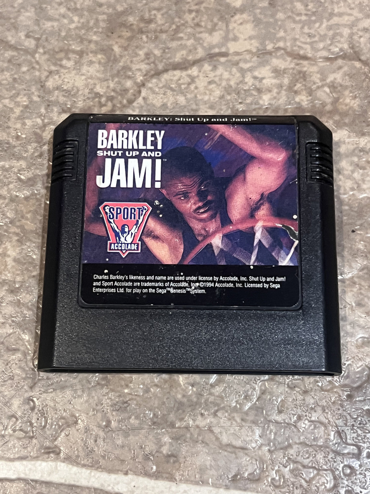 Barkley Shut Up and Jam (Sega Genesis, 1993) CART ONLY