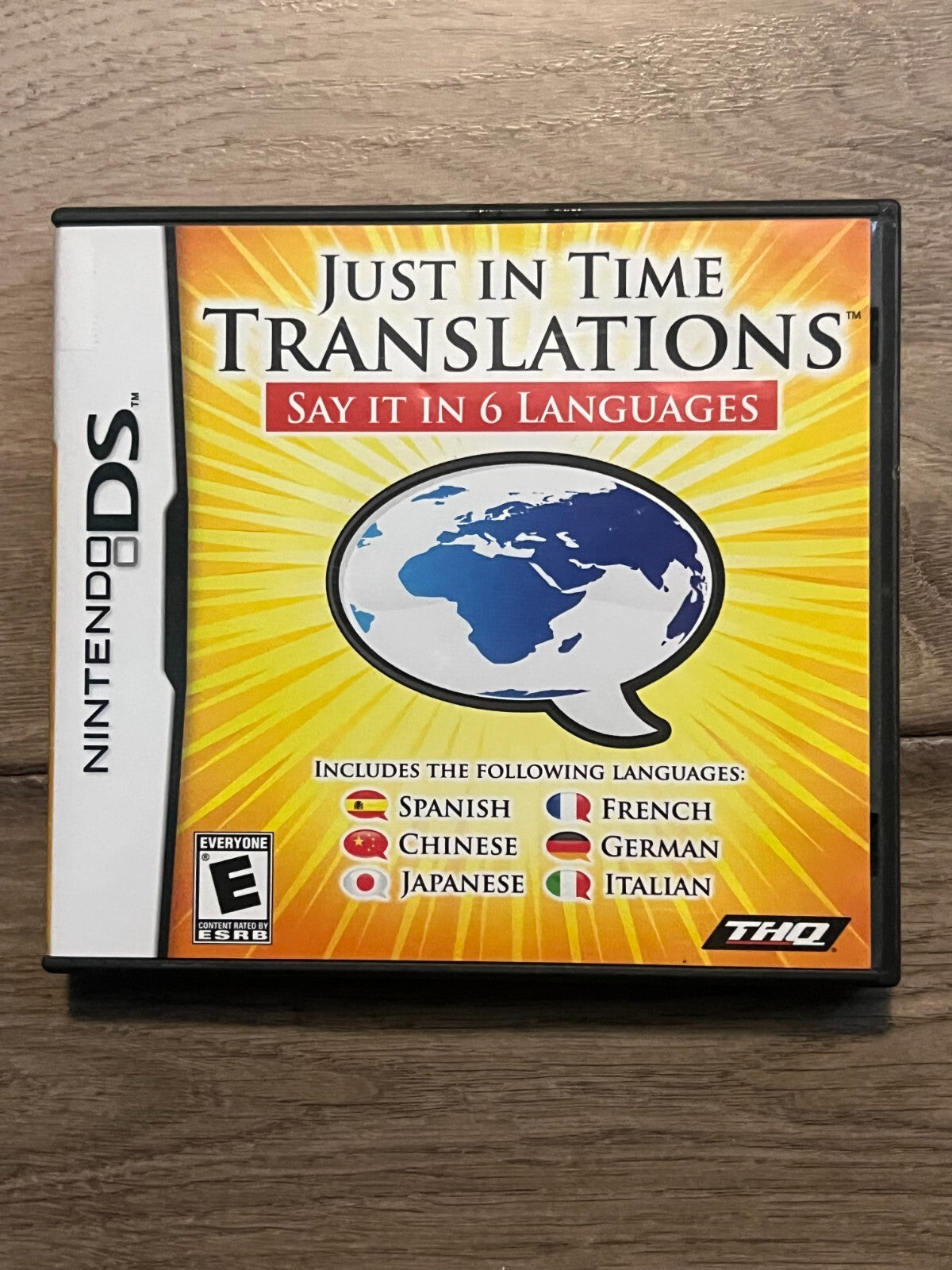 Just In Time Translations ( Nintendo DS, 2009) CIB