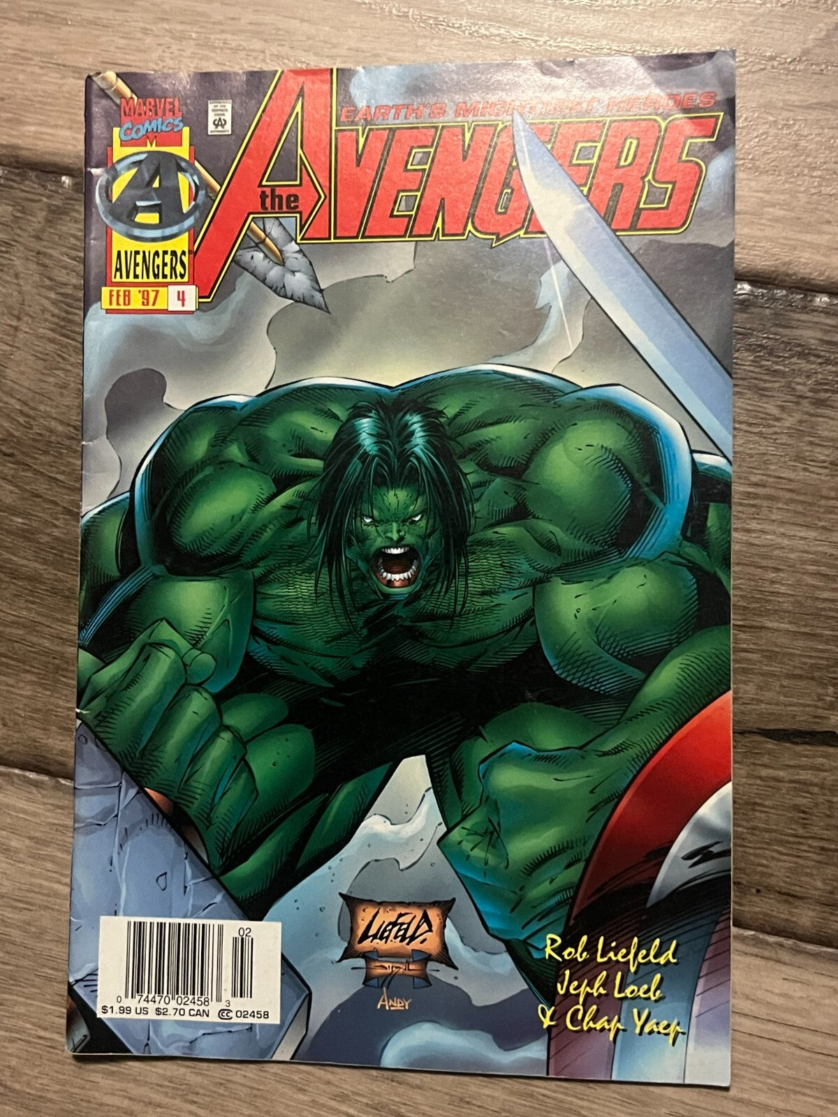 Marvel Comics Earths Mightiest Heroes The Avengers #4 1997 VG