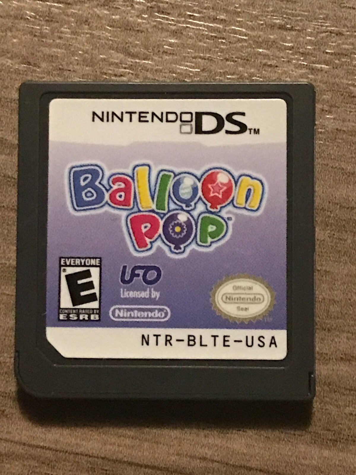 Balloon Pop (Nintendo DS, 2009) CART ONLY