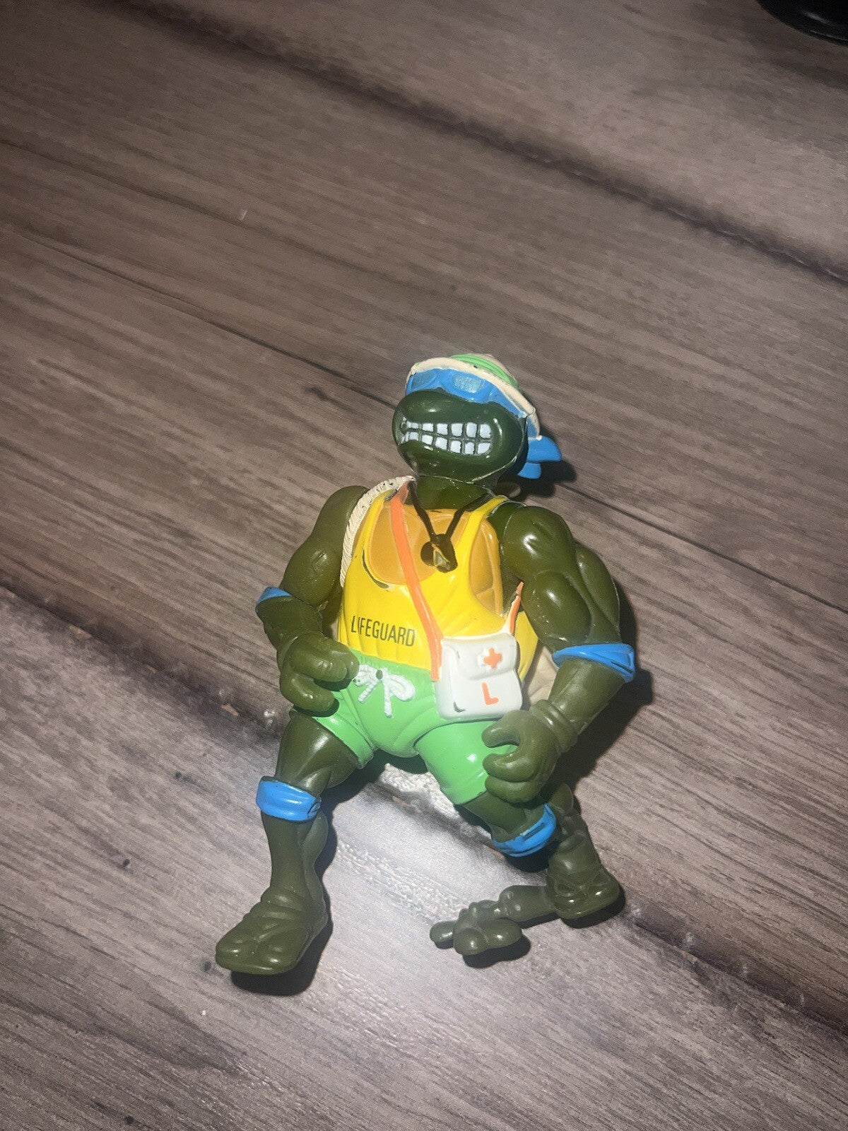 1992 Playmates TMNT Sewer Spitting Lifeguard Leo Teenage Mutant Ninja Turtle