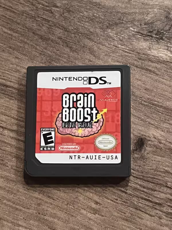 Brain Boost Beta Wave (Nintendo DS, 2006) CART ONLY