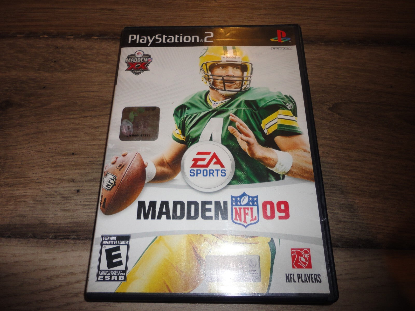 Madden NFL 09 (Sony PlayStation 2, 2008) NO MANUAL