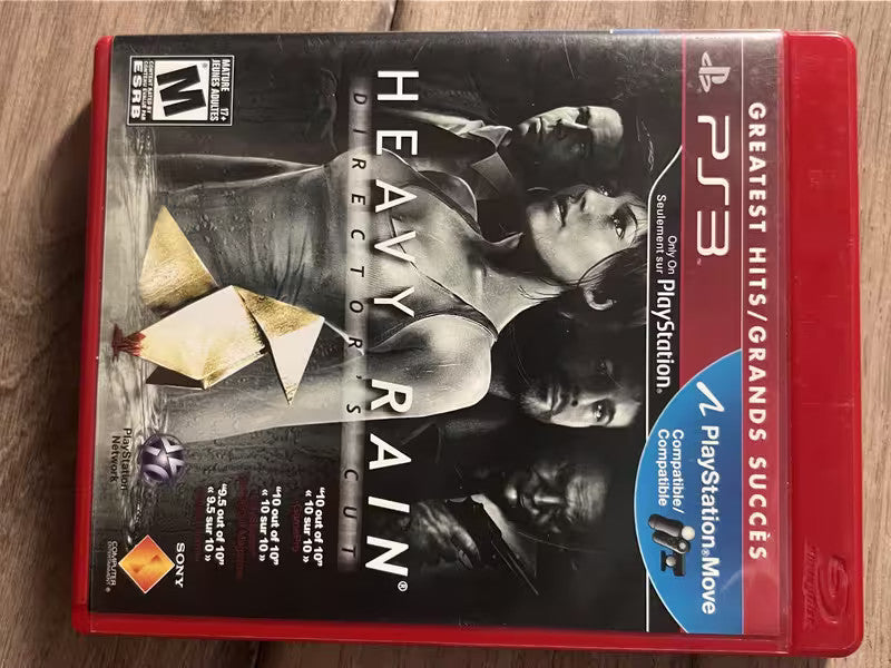 Heavy Rain: Director's Cut (Sony Playstation 3, 2011) CIB