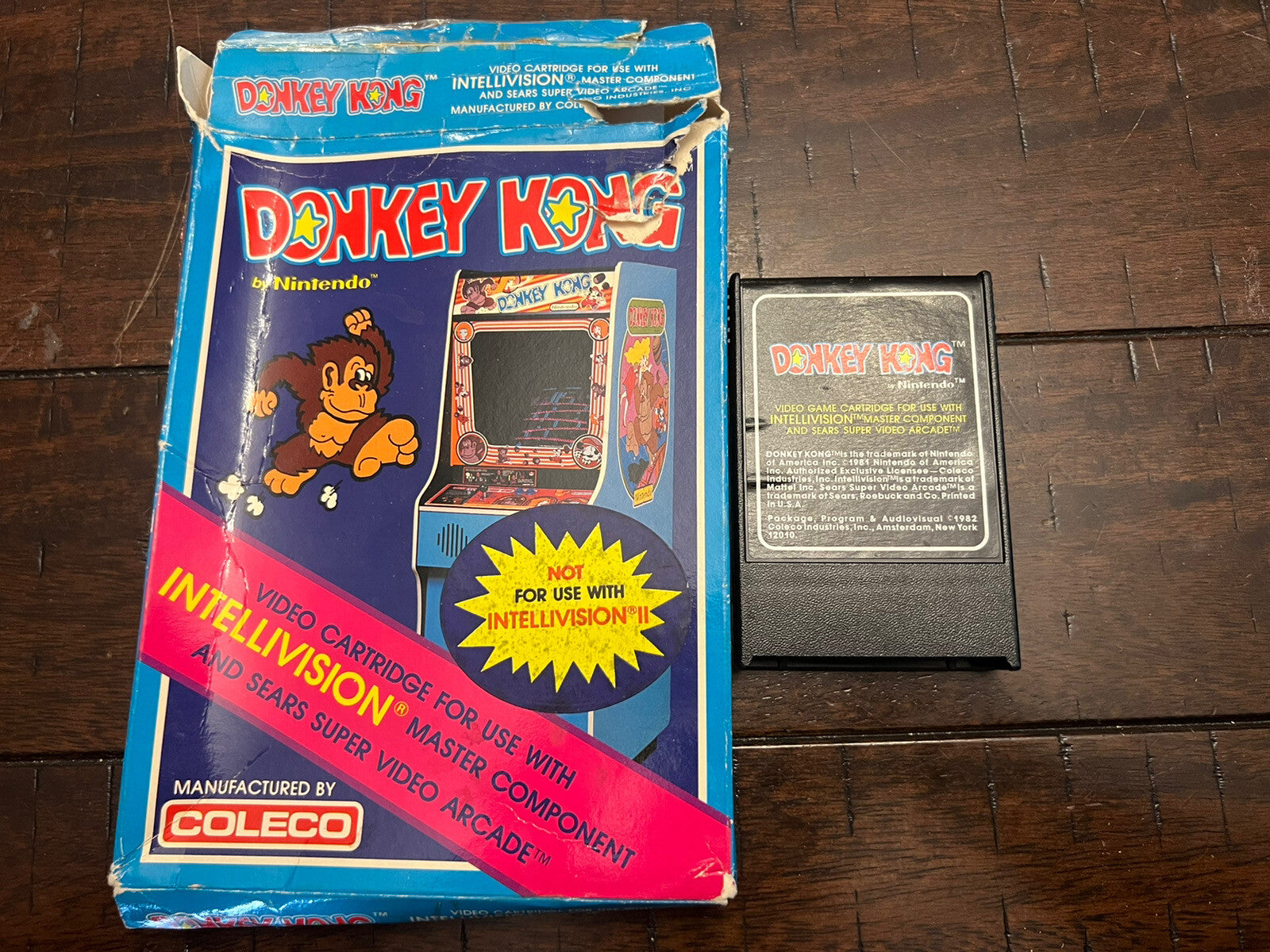 Donkey Kong (Intellivision, 1982) NO MANUAL