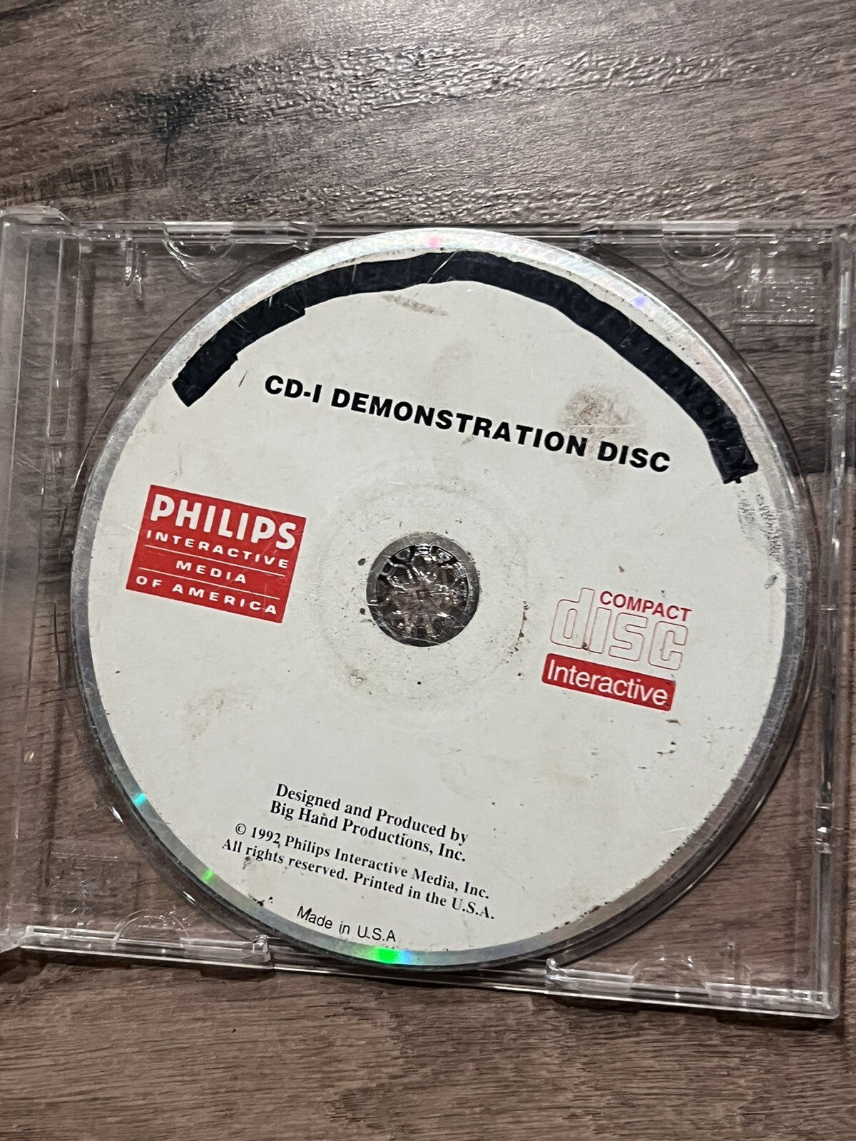 Big Hand Productions, Inc. (Philps CD-i CDI, 1992) DISC ONLY