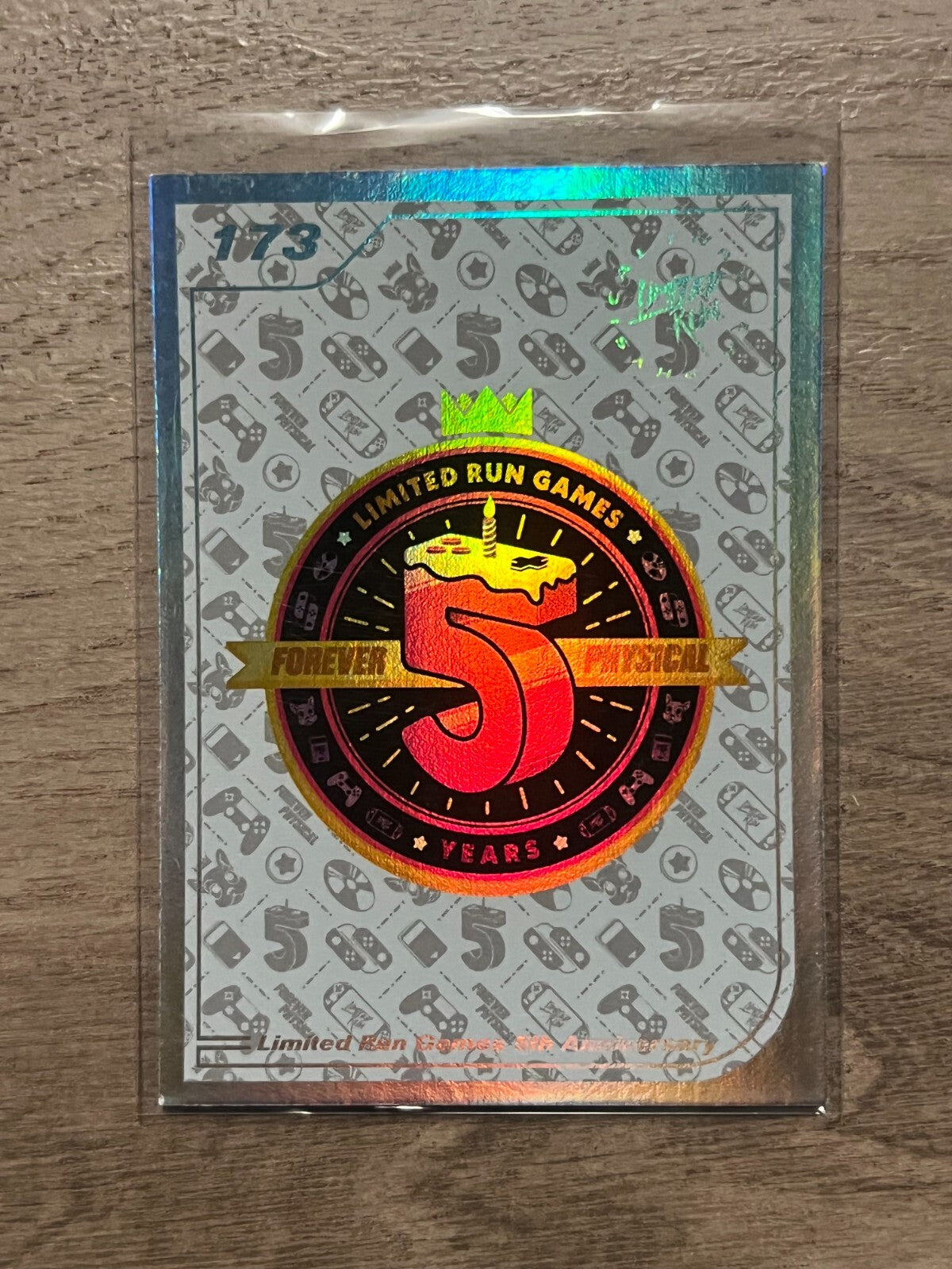 Limited Run Games Silver Trading Card Series 2 173 #173: LRG 5 Year Blowout Sale