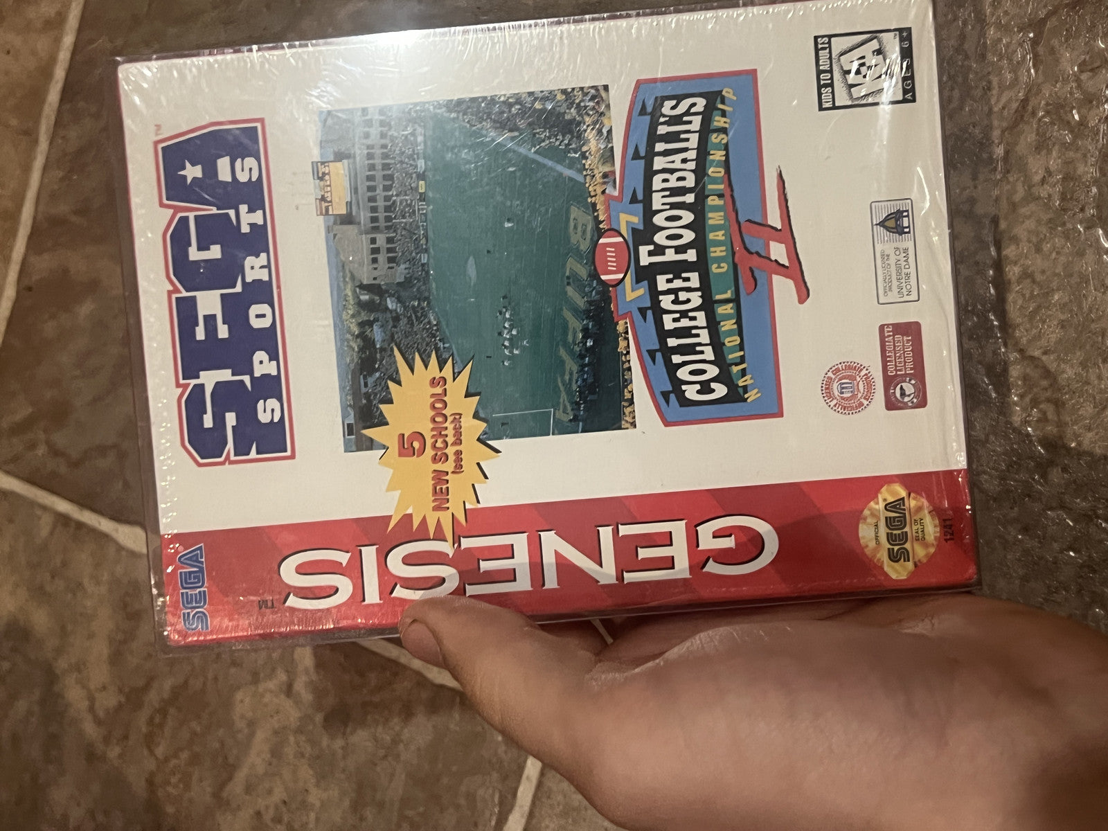College Footballs National Championship II (Sega Genesis, 1996) BRAND NEW SEALED