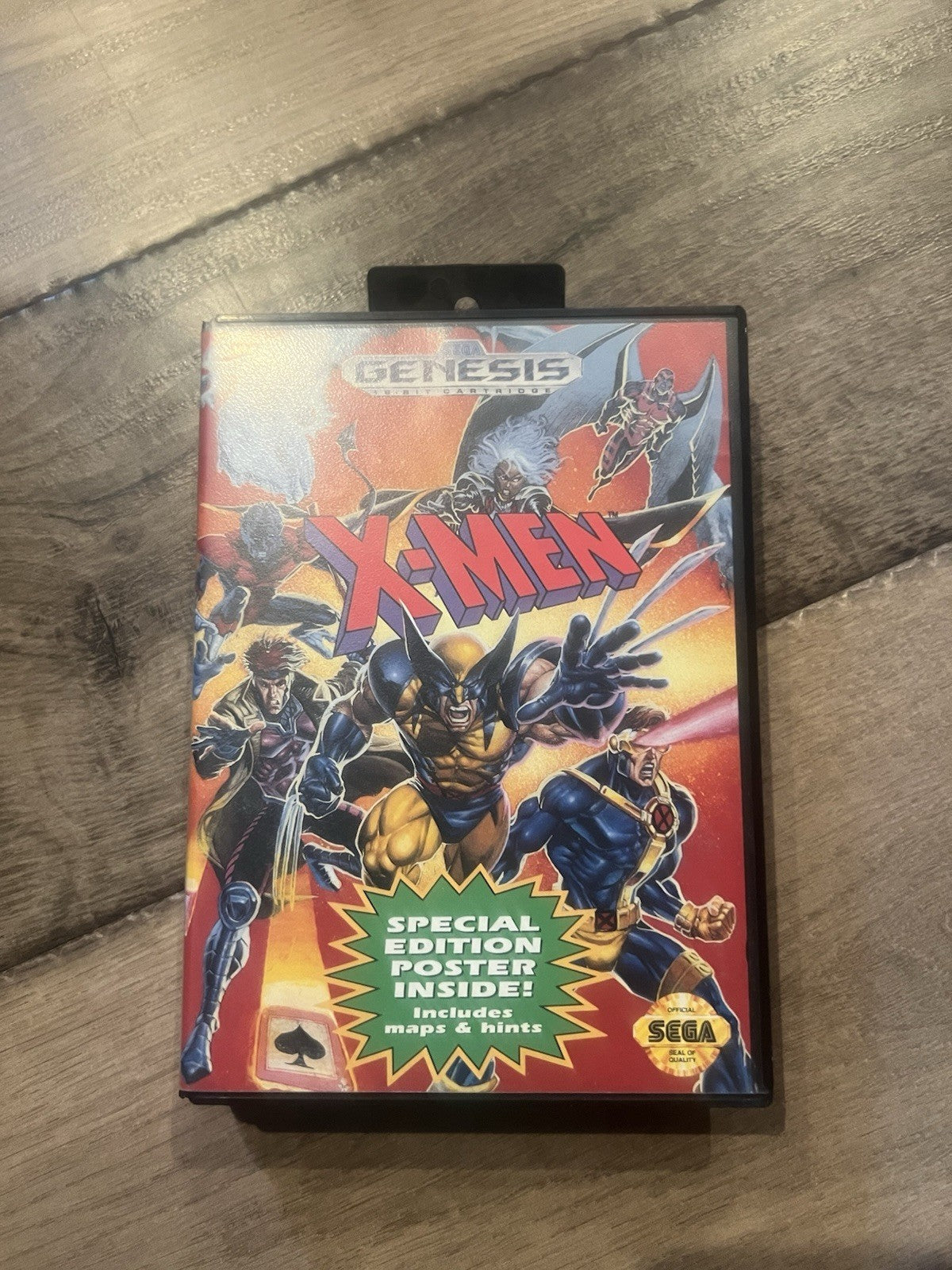 X-Men (Sega Genesis, 1993) WITH BOX NO MANUAL OR POSTER