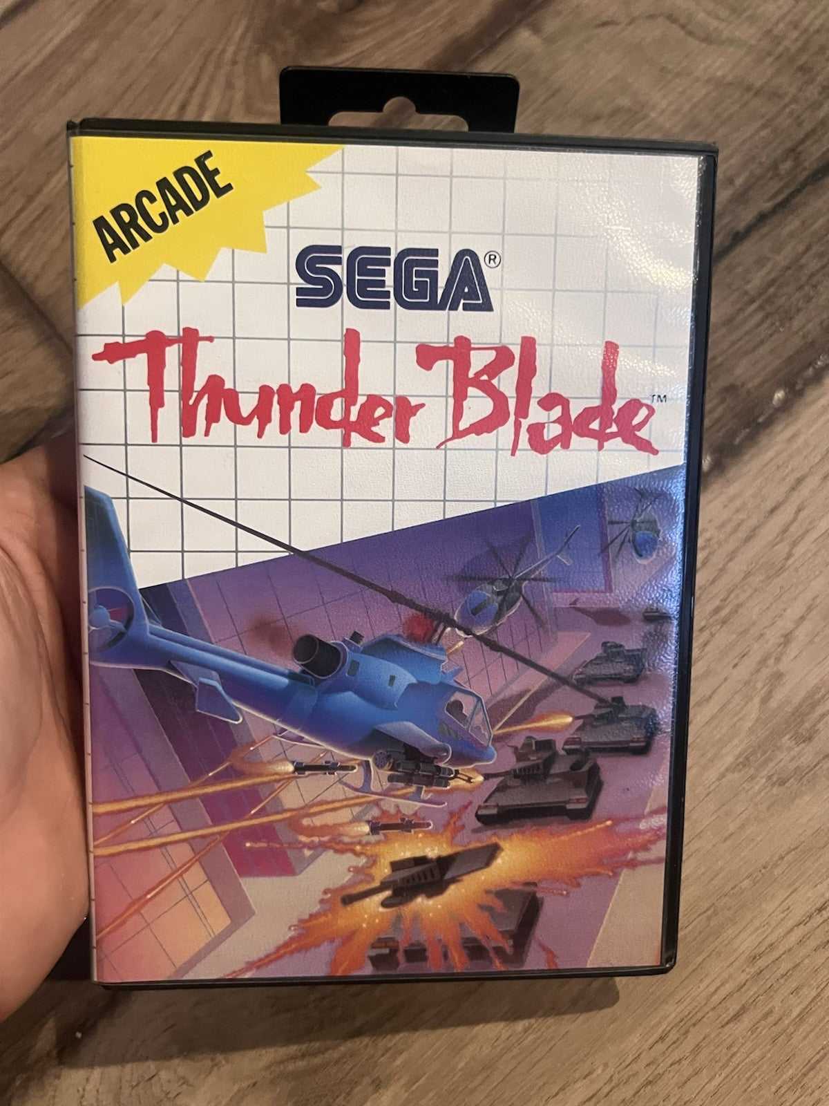 Thunder Blade (Sega Master System, 1988) ARTWORK ONLY