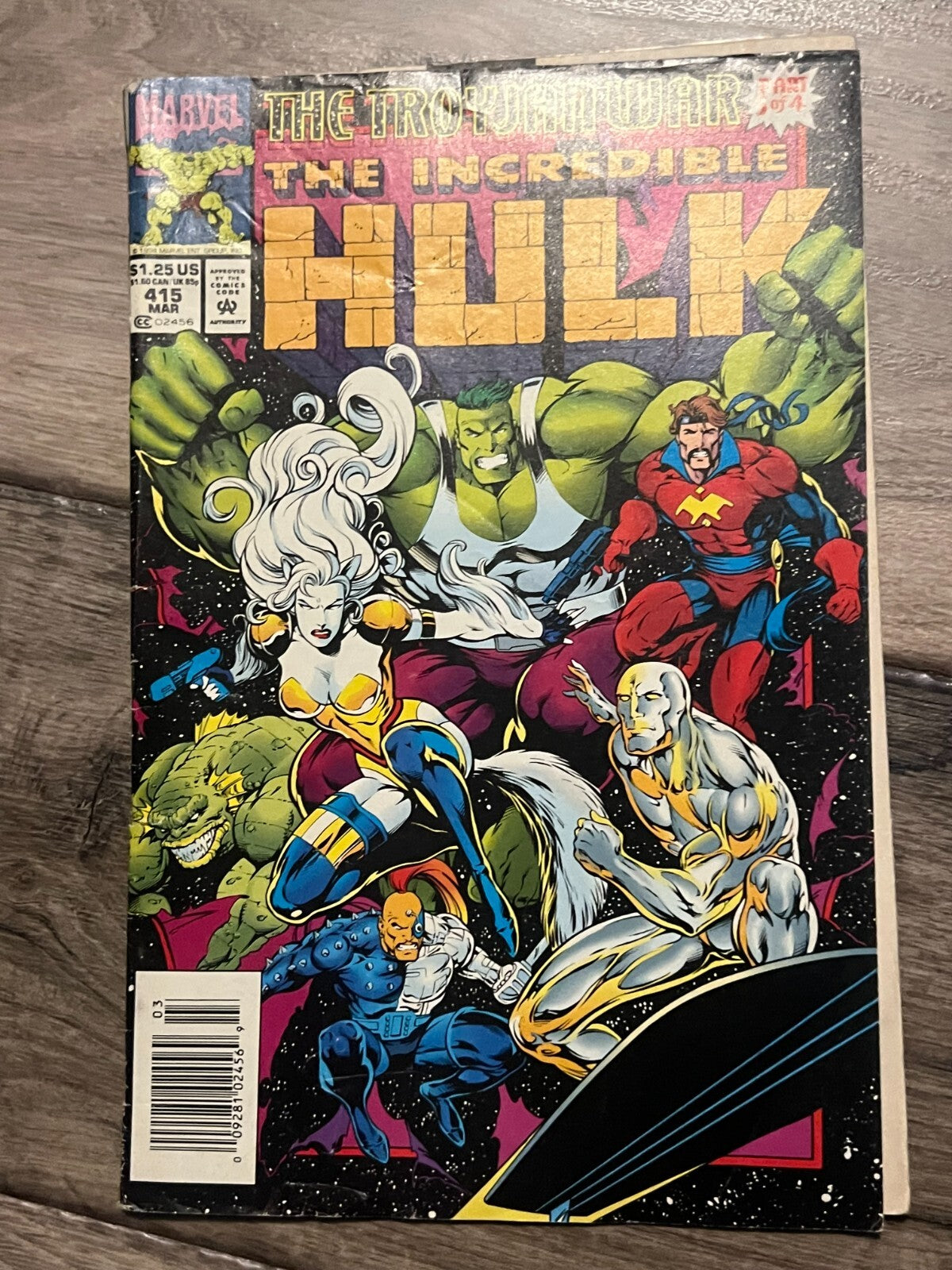 Marvel Comics: The Incredible Hulk - The Troyjan Part 3 of 4 War 1994
