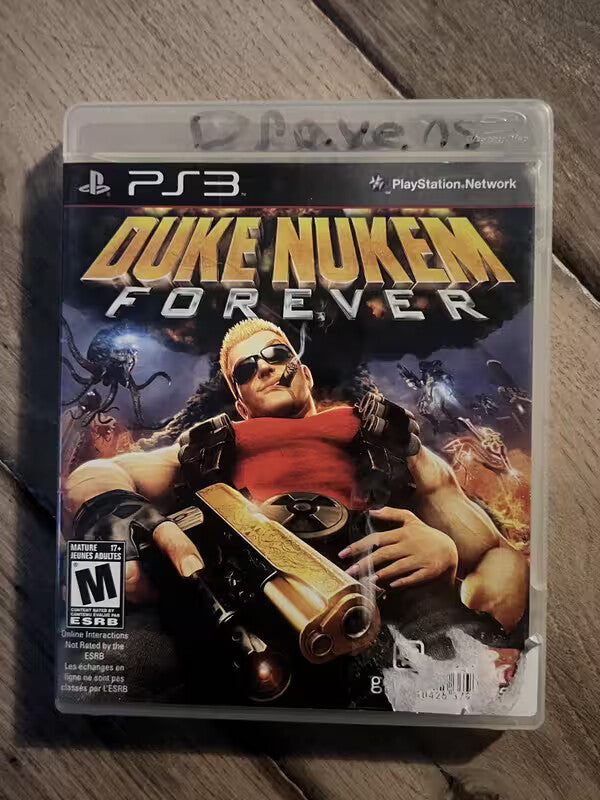 Duke Nukem Forever (Sony Playstation 3, 2011) NO MANUAL