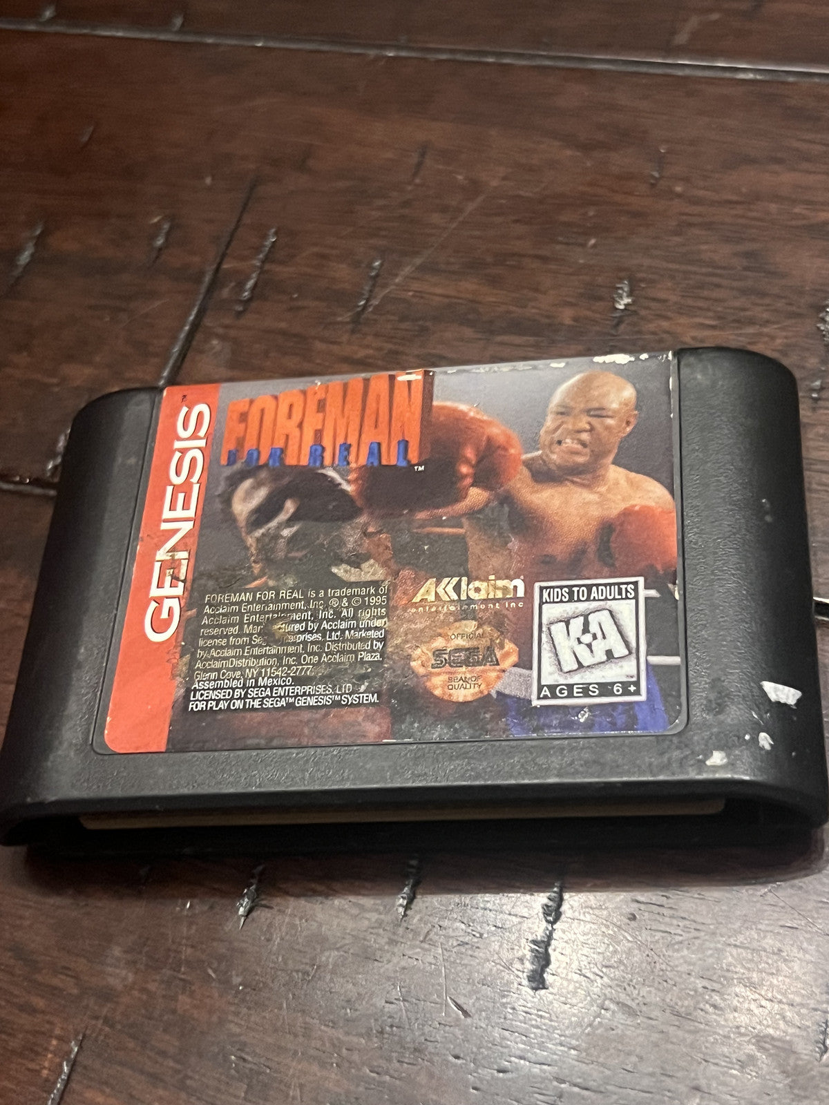 Foreman For Real (Sega Genesis, 1995) CART ONLY