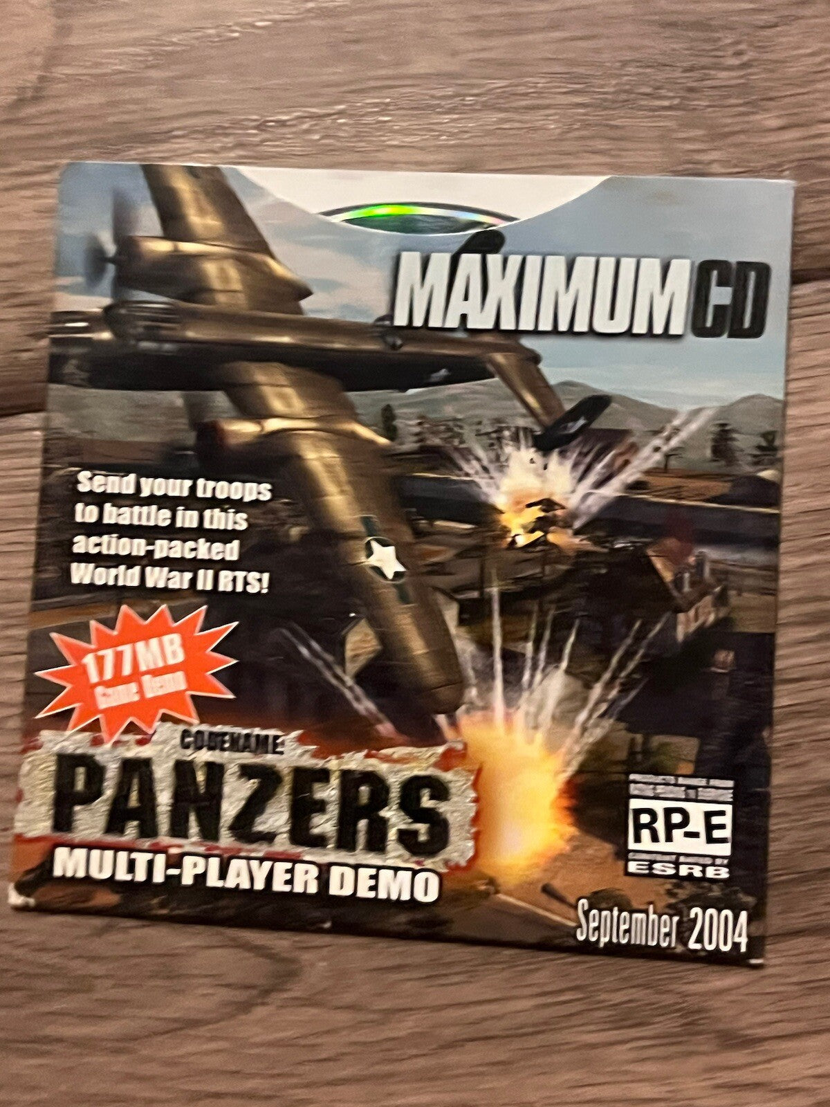Codename: Panzers WWII, Chessmasters Demo Maximum CD (PC CD-ROM, Sep 2004) CIB