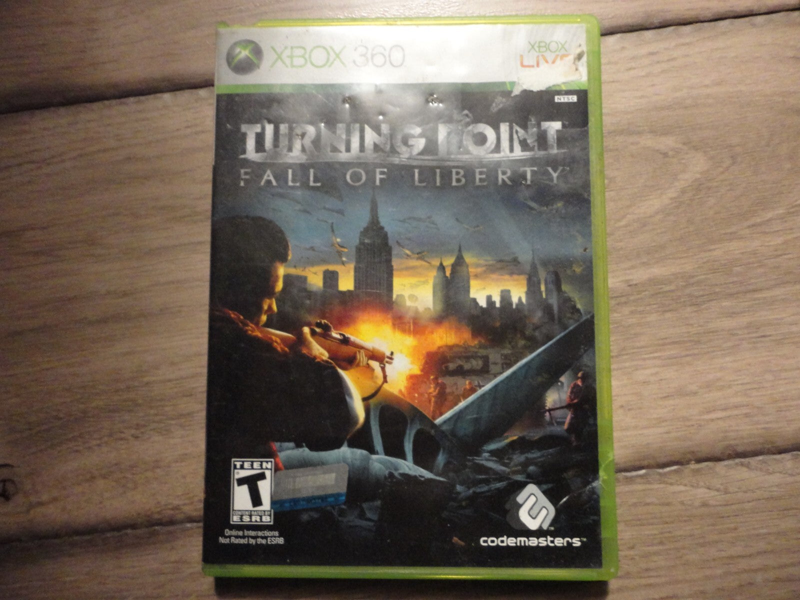 Turning Point: Fall of Liberty (Microsoft Xbox 360, 2008) CIB