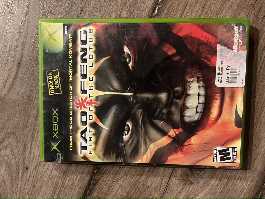 Tao Feng Fist of the Lotus (Microsoft Xbox, 2003) CIB