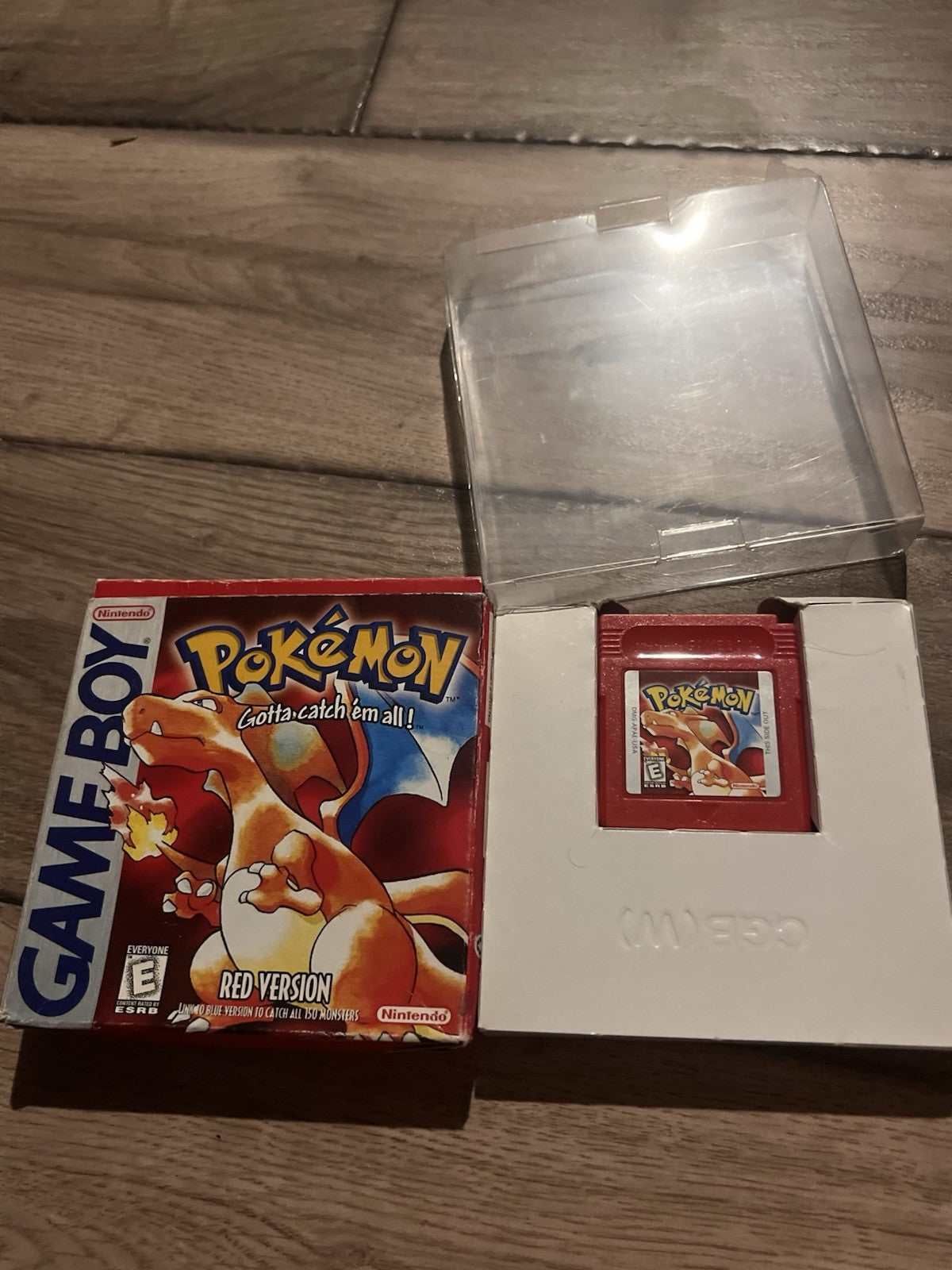 Pokemon Red Version (Nintendo Game Boy, 1998) WITH BOX NO MANUAL