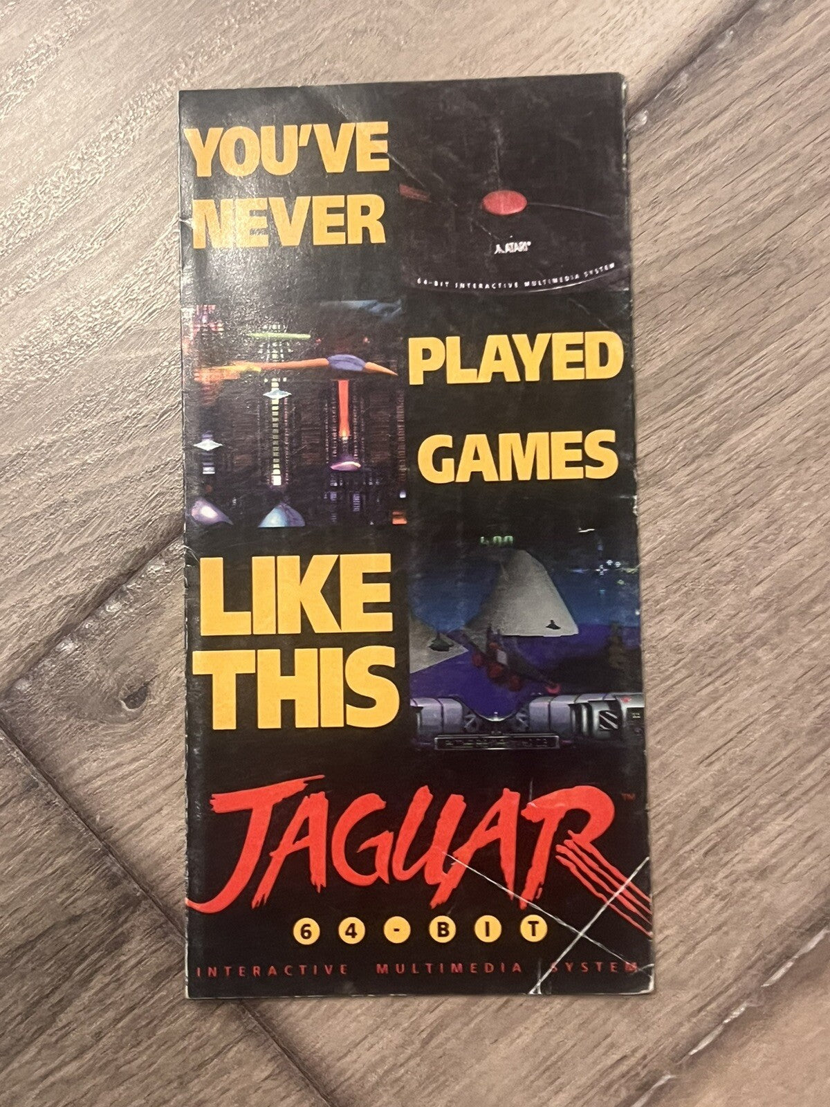Brochure Catalog Multi Fold Atari Jaguar You've Never Played Games Like This