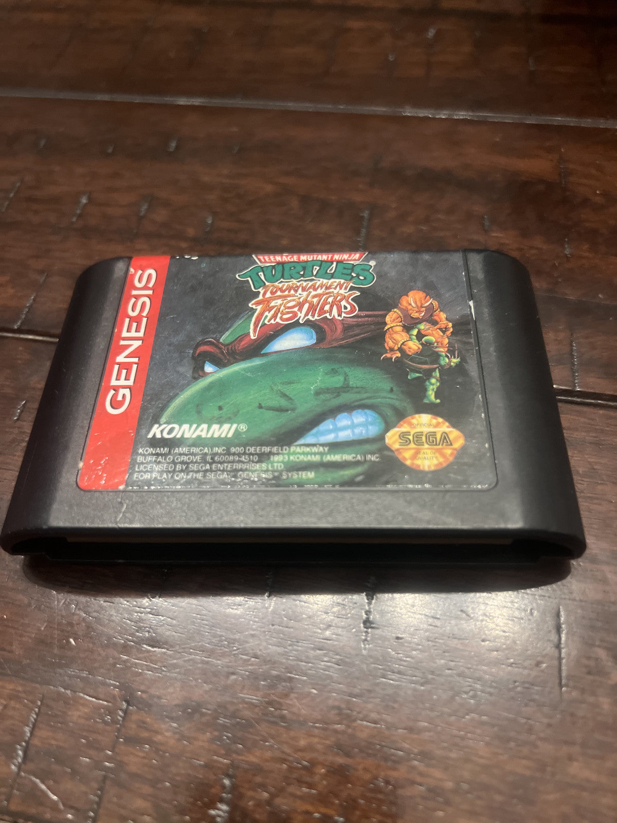 Teenage Mutant Ninja Turtles Tournament Fighters (Sega Genesis, 1993) CART ONLY