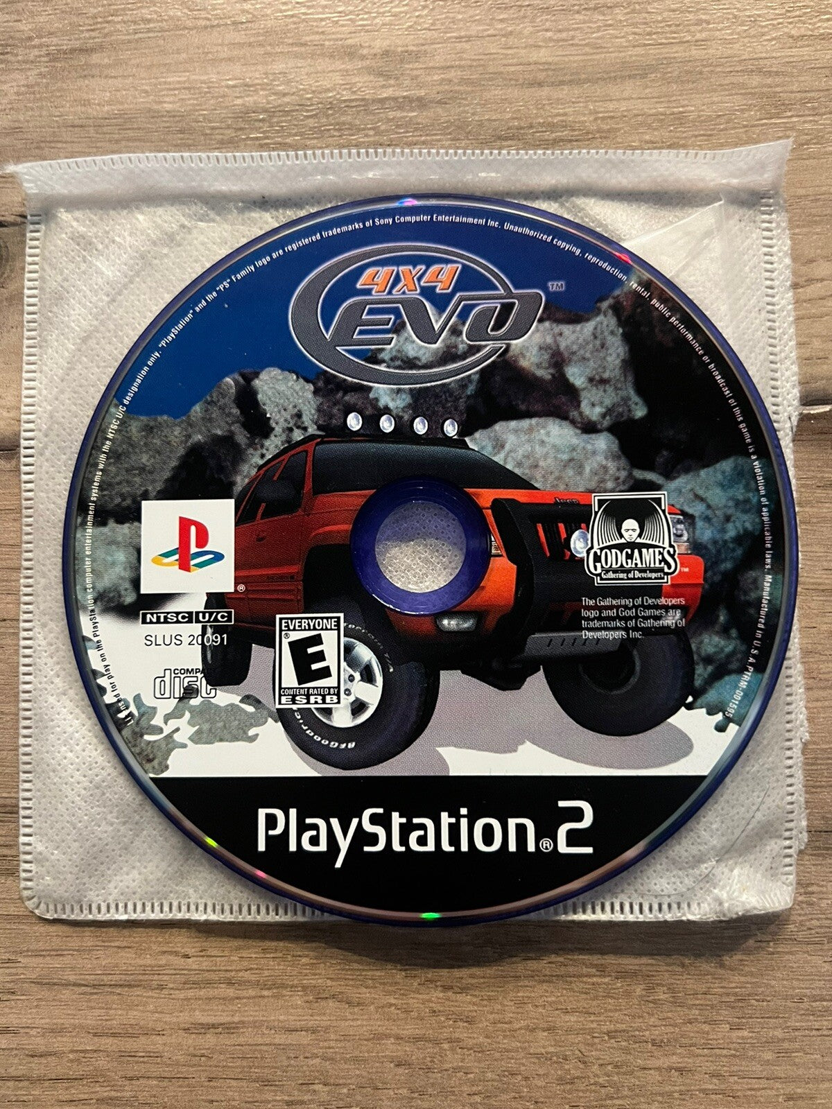 4x4 EVO (Sony PlayStation 2, 2001) DISC ONLY