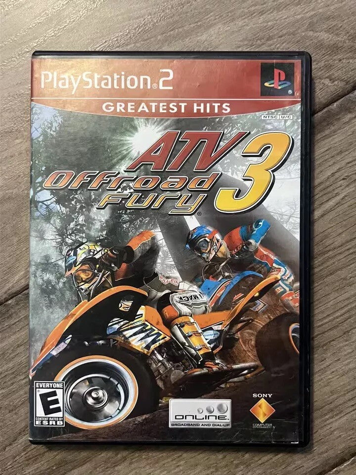 ATV Offroad Fury 3: Greatest Hits (Sony PlayStation 2, 2004) NO MANUAL