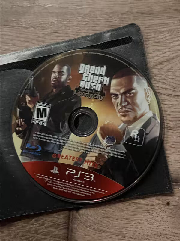 Grand Theft Auto: Episodes from Liberty City (Playstation 3, 2010) DISC ONLY