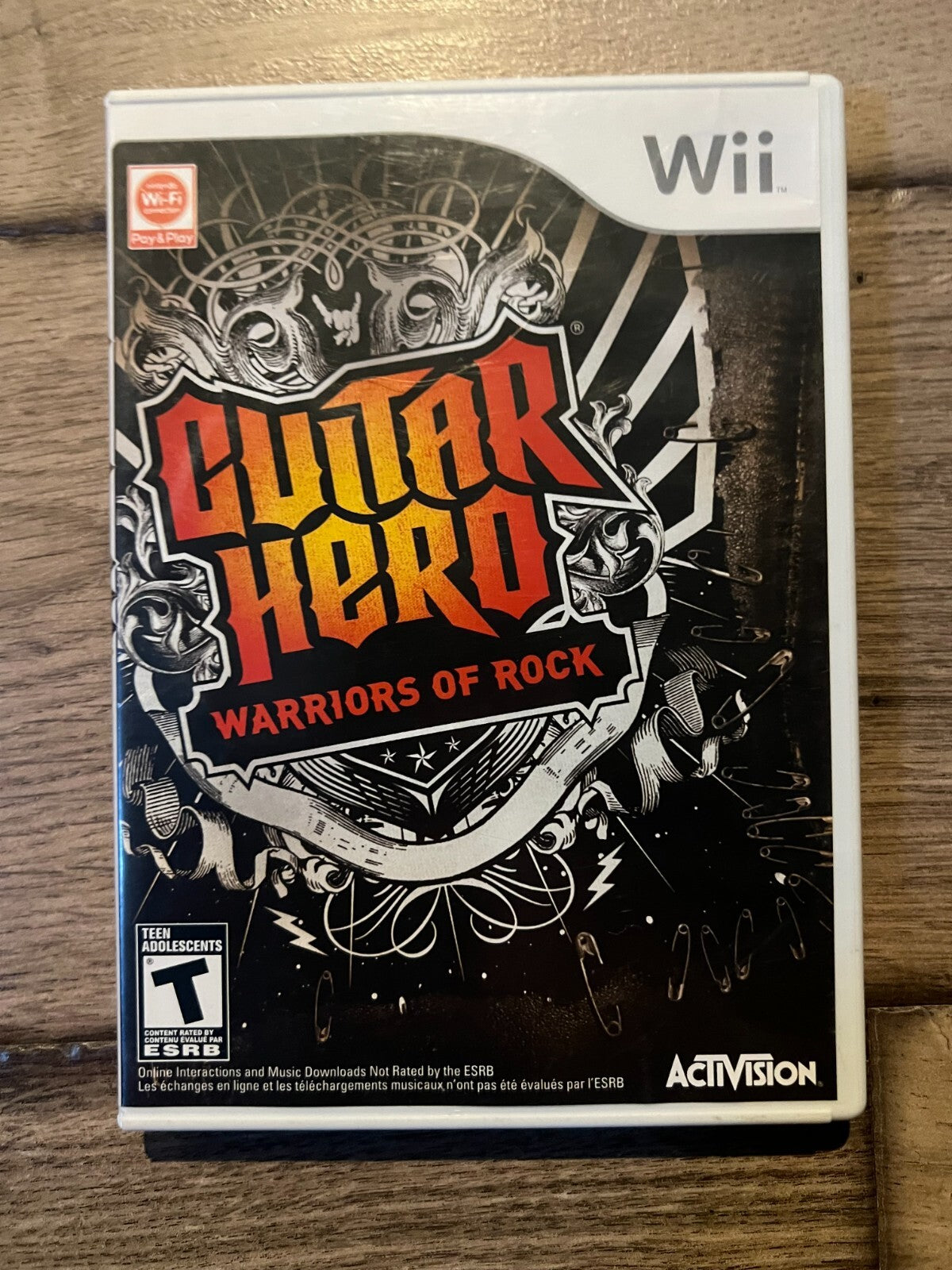Guitar Hero: Warriors of Rock (Nintendo Wii, 2010) CIB