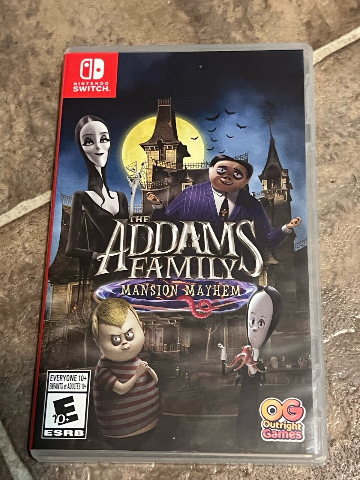 The Addams Family: Mansion Mayhem (Nintendo Switch, 2022) CASE ONLY