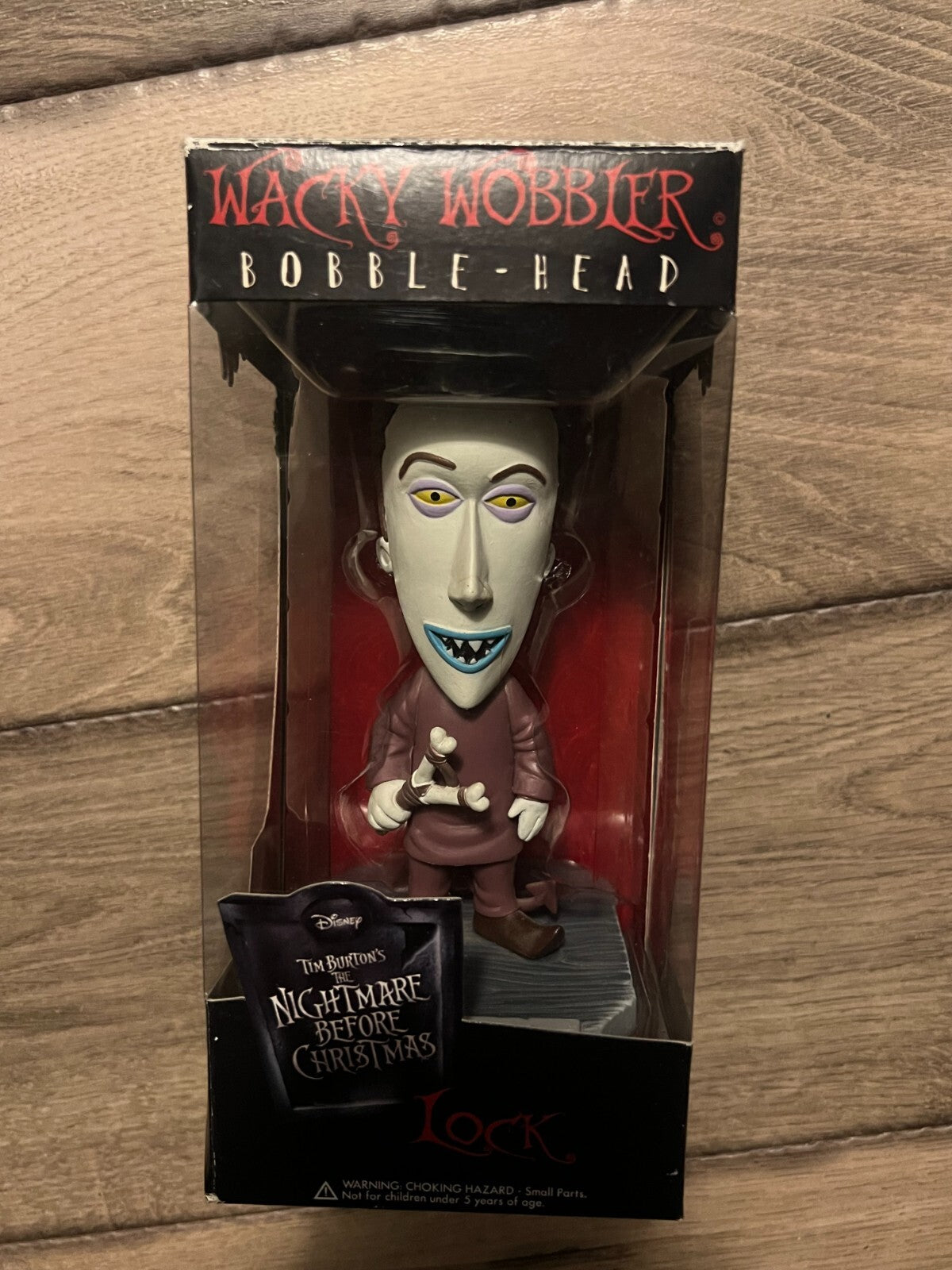 FUNKO The Nightmare Before Christmas Lock Wacky Wobbler Bobble-Head BRAND NEW
