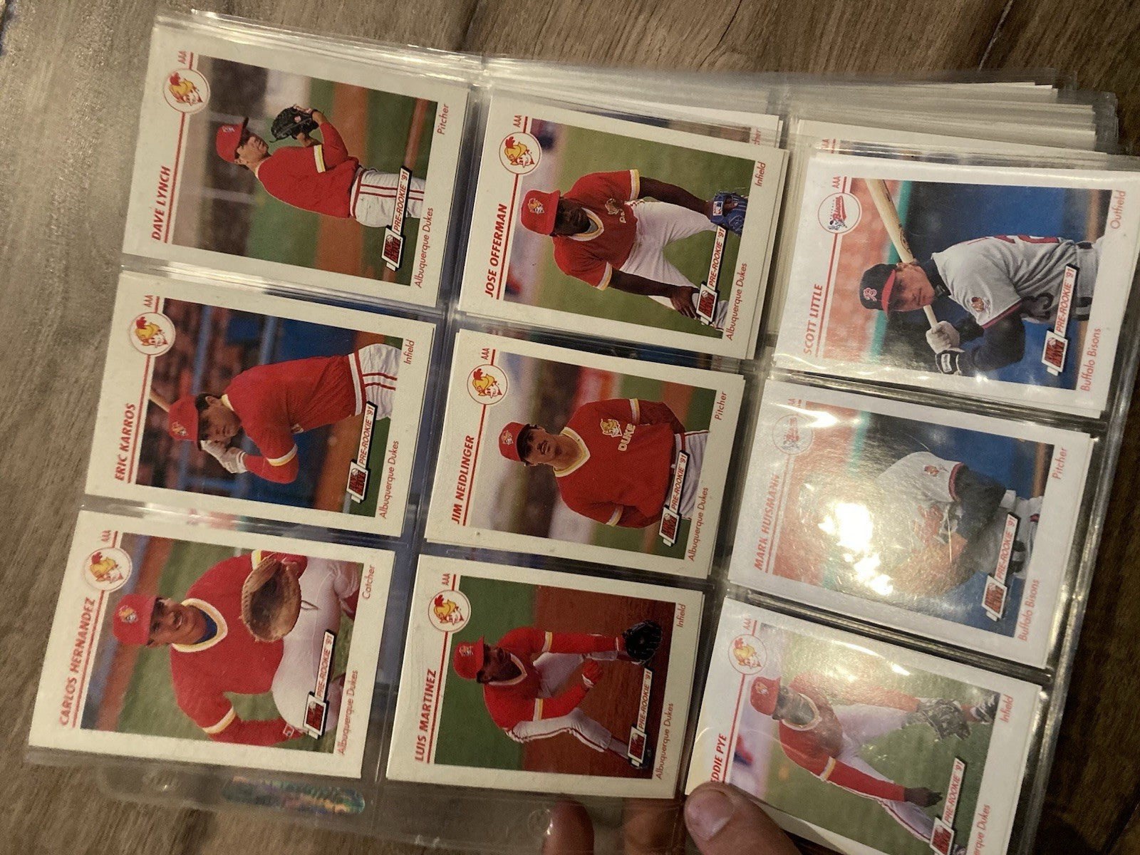 1991 Line Drive AAA Complete 428 Cards Pre-Rookie