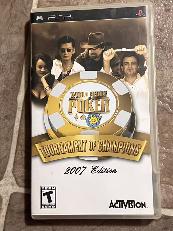 World Series of Poker 2007 (Sony Playstation Portable PSP, 2006) NO MANUAL