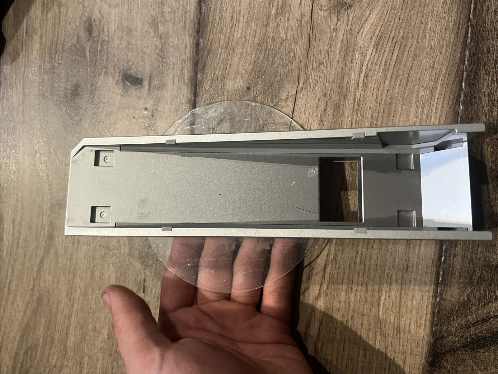 Original Nintendo Wii Console System Stand with Clear Base RVL-017 RVL-019 OEM